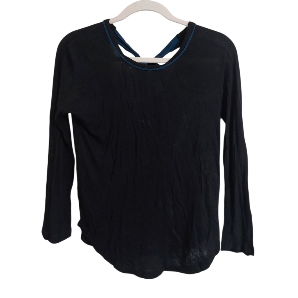 Elegant Black Long Sleeve Blouse